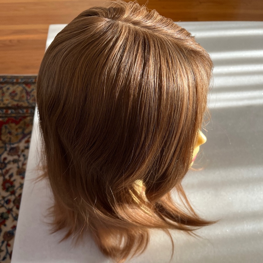 Premium Human Hair Wig New! beautiful caramel color